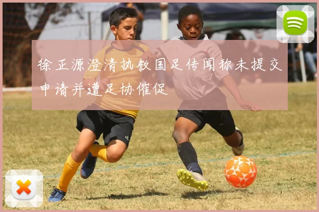 徐正源澄清执教国足传闻称未提交申请并遭足协催促