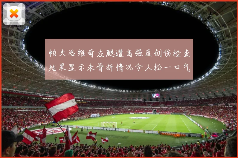 帕夫洛维奇左腿遭高强度创伤检查结果显示未骨折情况令人松一口气